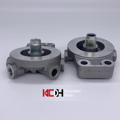 Cina Base di alluminio della base 1R0751 del filtro del carburante dalle parti 1R-0751 dell'escavatore di erpillar E320C E320B E320D in vendita