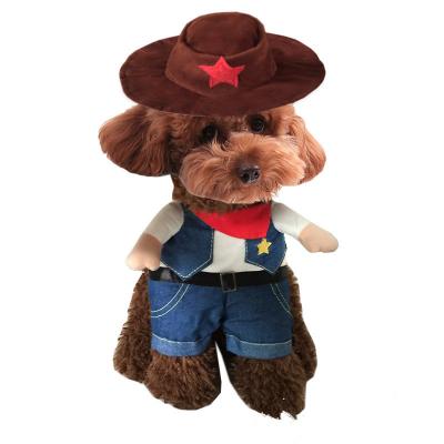 China Viable Wholesale Halloween Pet Costumes Funny Dog Clothes Cosplay Costume Sets Apparel Pets Ropa Para Perros Dog Apparel for sale