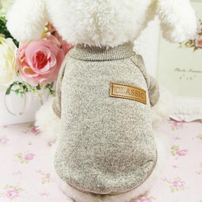 China Sustainable Pet Clothing Spring Dog Outdoor Clothes , Autumn Winter Pet Sweater Pajamas for sale