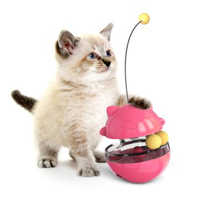 China Interactive Safe Durable Viable Kitten Swing Pet Toy Chaser Balanced Cat Toy for sale