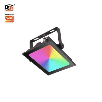 China 80W RGB Lights Outdoor Smart Outdoor Beacon Flood Light BLE+beacon for sale