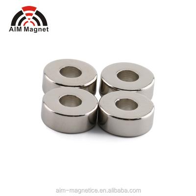 China Industrial Magnet AIM Rare Earth Round Shape Permanent Ring Magnet for sale