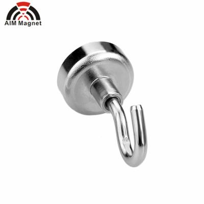 China Super Strong Industrial Magnet Neodymium Fishing Magnet Hook Magnet for sale