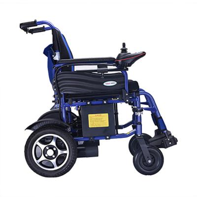 China Lightweight Aluminum Healthcare Handicapped China Supplier Folding Electric Wheelchair for sale