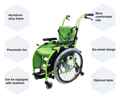 China Durable / Folding / Convenient Cerebral Palsy Children Wheelchair for sale