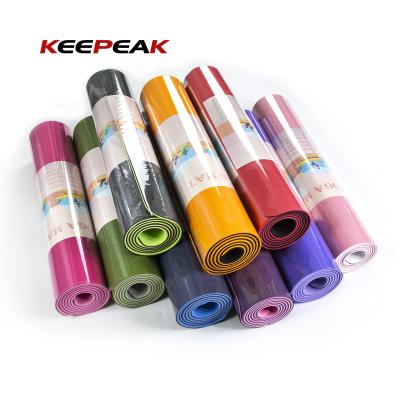 China Wholesale Household Portable Foldable Gym Slip Strip Yoga Mat Waterproof/Eco-friendly Travel Anti for sale