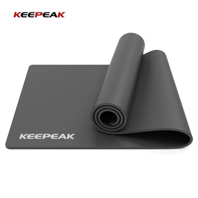 China Manufacturer Wholesale Price Folding 15mm Nbr Black High Density Thick Yoga Mat For Sale for sale