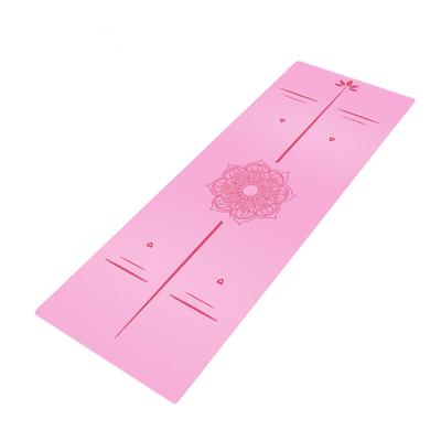 China Waterproof / Ant Eco Friendly Eco Friendly Keepeak 5mm Natural Rubber PU Waterproof Yoga Mat Slip With Strap for sale