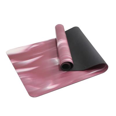 China Waterproof / Eco Friendly Eco Friendly High Quality Non Slip Natural Rubber 4mm PU Yoga Mats for sale