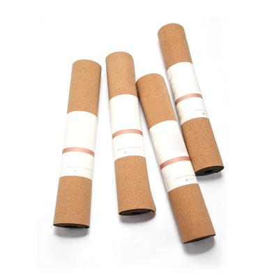 China Factory Price Guaranteed Waterproof / Eco-Friendly Quality Logo Cork Yoga Mat Custom Made Eco Friendly for sale