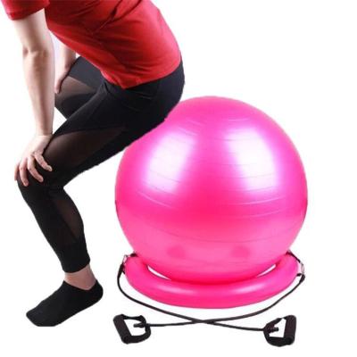 China Anti-splinter Keepeak Skidproof PVC Customized Anti-splinter Stability Exercise Yoga Balance Gymnastics Ball for sale