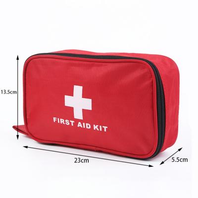 China 600D Silk Printing Oxford Red Home Use High Quality Custom Made Empty First Aid Waterproof Bag QF226 for sale