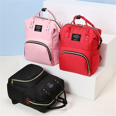 China Wholesale Waterproof Backpack Fashion Backpack Large Capacity Travel Mommy Bag Diaper Bag for sale