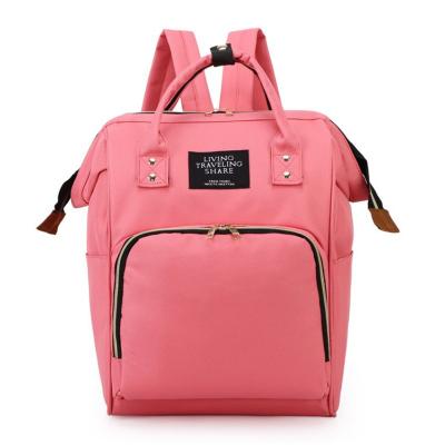 China Backpack Fashion Diaper Bags Eco-Friendly Waterproof Diaper Bags Hot Sale Travel Mum Bags With Zipper for sale