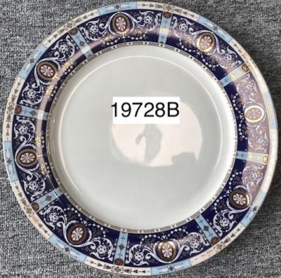 China 2020 New Design Porcelain Viable Moroccan Ceramic Luxury Dinner Dishes For Home for sale