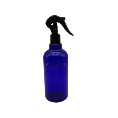 China Best Selling Blue Cosmetics Cosmetic Packaging Black Plastic Trigger Jet Washing Bottle for sale