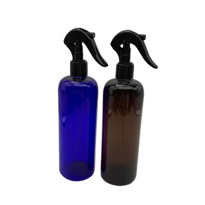 China Cylinder Black 100ml 250ml Eco Plastic Trigger Spray Cosmetic Hot Selling Green Plastic Bottle for sale