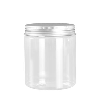 China China Supplier Wholesale Pet Cosmetic Plastic Jar Cosmetic Food Grade For Candy With Gold Tops for sale