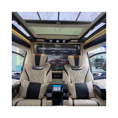 China Microfiber Leather Microfiber Leather Electric Massage Vibrating Ventilated Leather Seats Car for sale