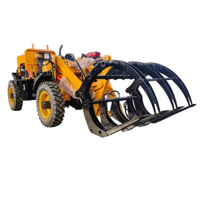 China Sale Hydraulic Lifting Arms Grab Attach Log Wood Grapple Loader Bell Sugarcane Loader for sale