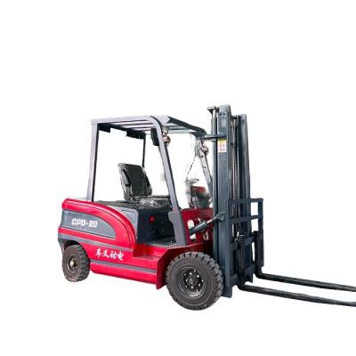 China Customizable 60v 2 Ton Heli Forklift Truck with Solid Tire Pu Wheels and 3m Lift Height for sale