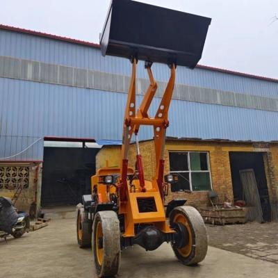 China Mini Tractor Loader Light Loader Wheel Machine Loader with 0.3m3 Bucket Capacity for sale