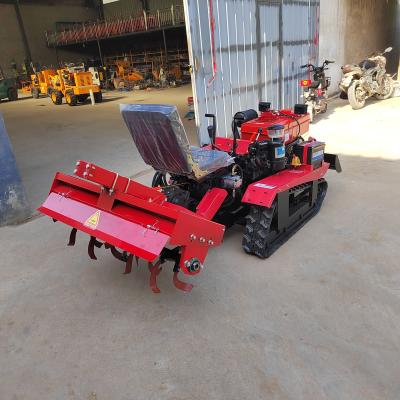 China Longo Período de Utilização Mini Tiller Rotary Farm Cultivator 35HP Crawler Rotary Tiller Blade à venda