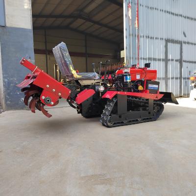 China 25HP Tracked Tractor for Rotary Tilling in Orchard Greenhouse Farm Work Machinery for sale