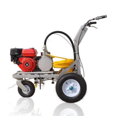 China Single/Double Spray Gun Cold Spraying Road Marking Machine for Construction Works for sale