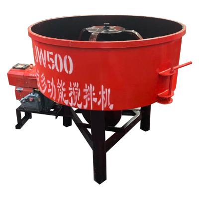 China Building Constrction Diesel Mobile Concrete Mixer with and 830mm Support Leg Height for sale