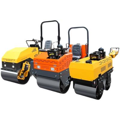 China Caminar detrás del doble compactador rodante vibratorio Mini rodante rodante compactador máquina en venta