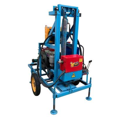 China Water Well Motor Cycle in Dubai Small 100m Drilling Rig with Used Electric Motor for sale