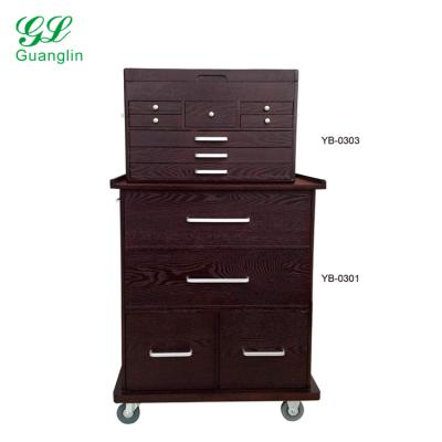 China Tool Box Combination Lockable Wooden Rolling Tool Box for sale