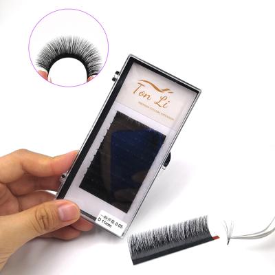 China Fan Volume Fans Easy Soft Mink Volume Eyelash Extensions OEM ODM Eyelash Hybrid Extension Easily for sale