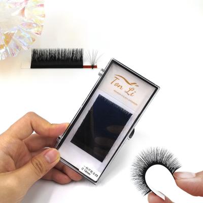 China Volume Easily Fans Cashmere Eyelash Extension 0.03 Beginner Practice Eyelash Extensions Strip Hot Selling Lashes for sale