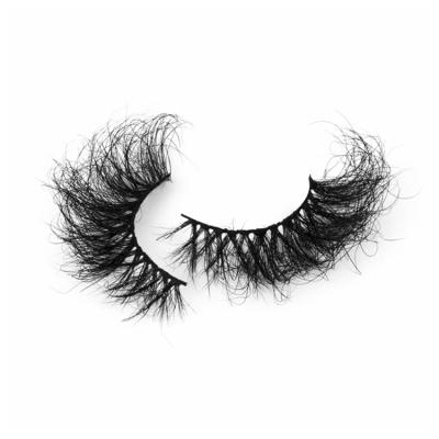 China Black Customized Natural/Thick Natural Artificial Eyelashes Wholesale Label Handmade Mink Eyelash for sale