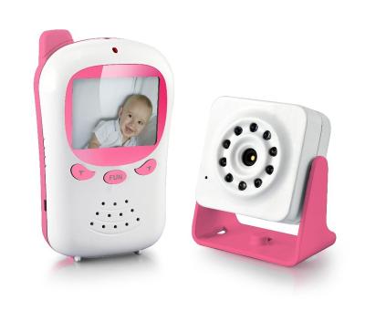 China Built-in Digital Wireless Baby Long Range Two Way Communication Voice Siren 2.4g Audio Video Visual Monitor for sale