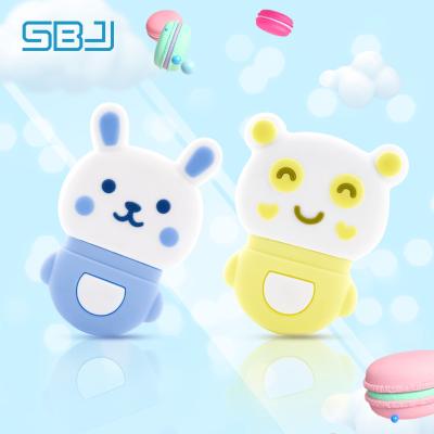 China Food Grade Soft Silicone Soft Toy Baby Pacifier Vibrating Chewing Gum Soother Teether for sale