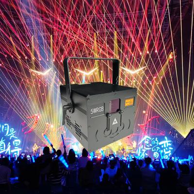 China High Brightness 3W 5W 6W Bar Stage DJ Disco Laser Light RGB Full Color Animation Laser Projector Christmas Indoor Use for sale