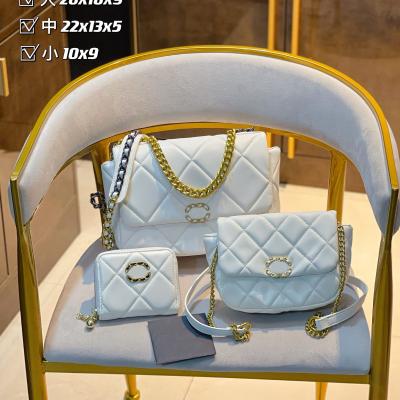 China Main Wholesale Good Quality 5A Level Portable 1:1 Perfect 3 Pcs Suit Luxury Handbags Mens Ladies Bags Brand Backpacks for sale