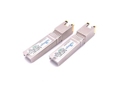 China Módulo óptico de cobre Rj45 los 30m del transmisor-receptor de Sfp+ 10g para Ethernet 10gbase-T en venta