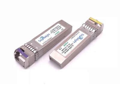 China Transmisor-receptor óptico de Ethernet de Sfp+ Bidi los 80km, transmisor-receptor óptico de Data Center en venta