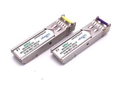 China Dfb + de Optische Zendontvanger 1.25gbps 120km van Apd Cwdm Sfp met Fcc/Ce-Certificatie Te koop