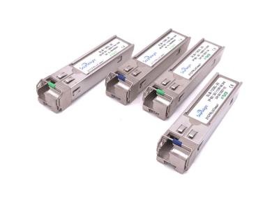 China 2.5g Bidi Sfp Optical Transceiver 80km 1550nm 1490nm For Ethernet Fiber Channel for sale