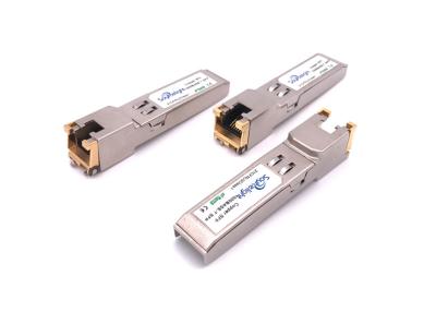 China Het Kopermodule van GLC-t Sfp voor Gigabit Ethernet Rj45 100m over Cat5-Kabel Te koop