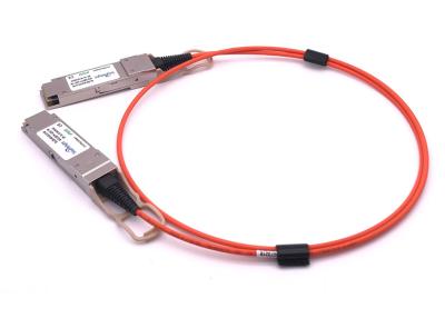 China 40gbase AOC Qsfp+ dirigen la fibra activa del cable óptico Om3 del metro/40g AOC del cable 3 de la fijación en venta