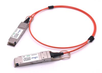 China 3.3~5.5 v 40gbase Aoc Qsfp+ verweisen Befestigungs-Kabel auf Om3 Faser, 40G QSFP+ AOC zu verkaufen