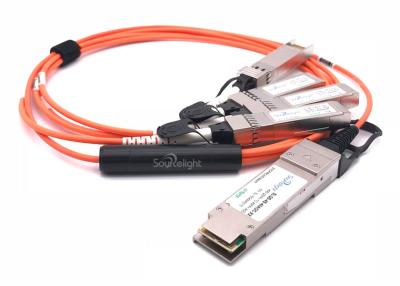 Cina 100gbase Qsfp28 al cavo ottico attivo di 25g Qsfp28 per Data Center ed Ethernet in vendita