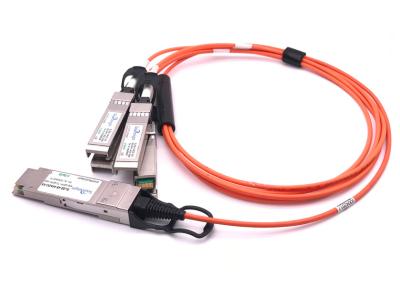 Cina Cavo ottico attivo 100G QSFP28 DAC 4 Sfp28 alla fibra di sblocco OM3 OM4 Mmf in vendita