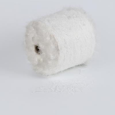 China Viable Wholesale Mink Yarn 100% Nylon Imitate Mink Fancy Yarn For Knitting Scarves for sale